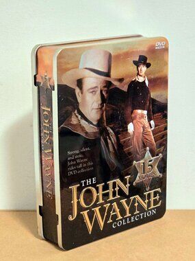 John Wayne 15 Movie DVD Collection 5 Discs Tin Set and Booklet Western Classics